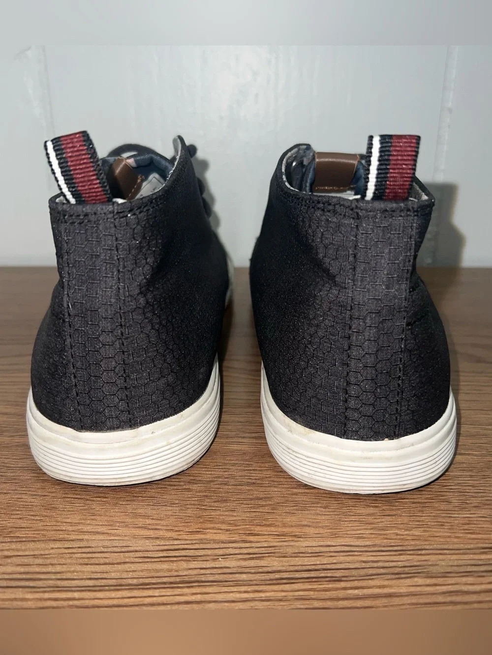 Ben Sherman Men's Chukka Sneakers Size 10.5 Navy Black High Top Casual Shoes